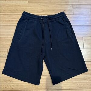 Zara Black Jogger Shorts Men’s Size M Cotton Drawstring